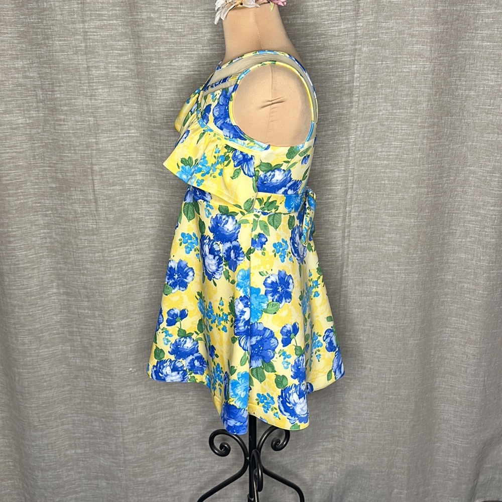 Bonnie Jean Youth Floral Summer Dress sz12 - Picture 4 of 5
